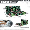 thumbnail image 7 of Uorisanigo RV Dinette Seat Covers Elastic RV Dinette Cushion Cover Sofa Seat Slipcovers Anti-Slip Tropical Turtleback Bamboo RVs Couch Cover for Trailer Including 1 Backrest & 1 Bench Covers, 7 of 7