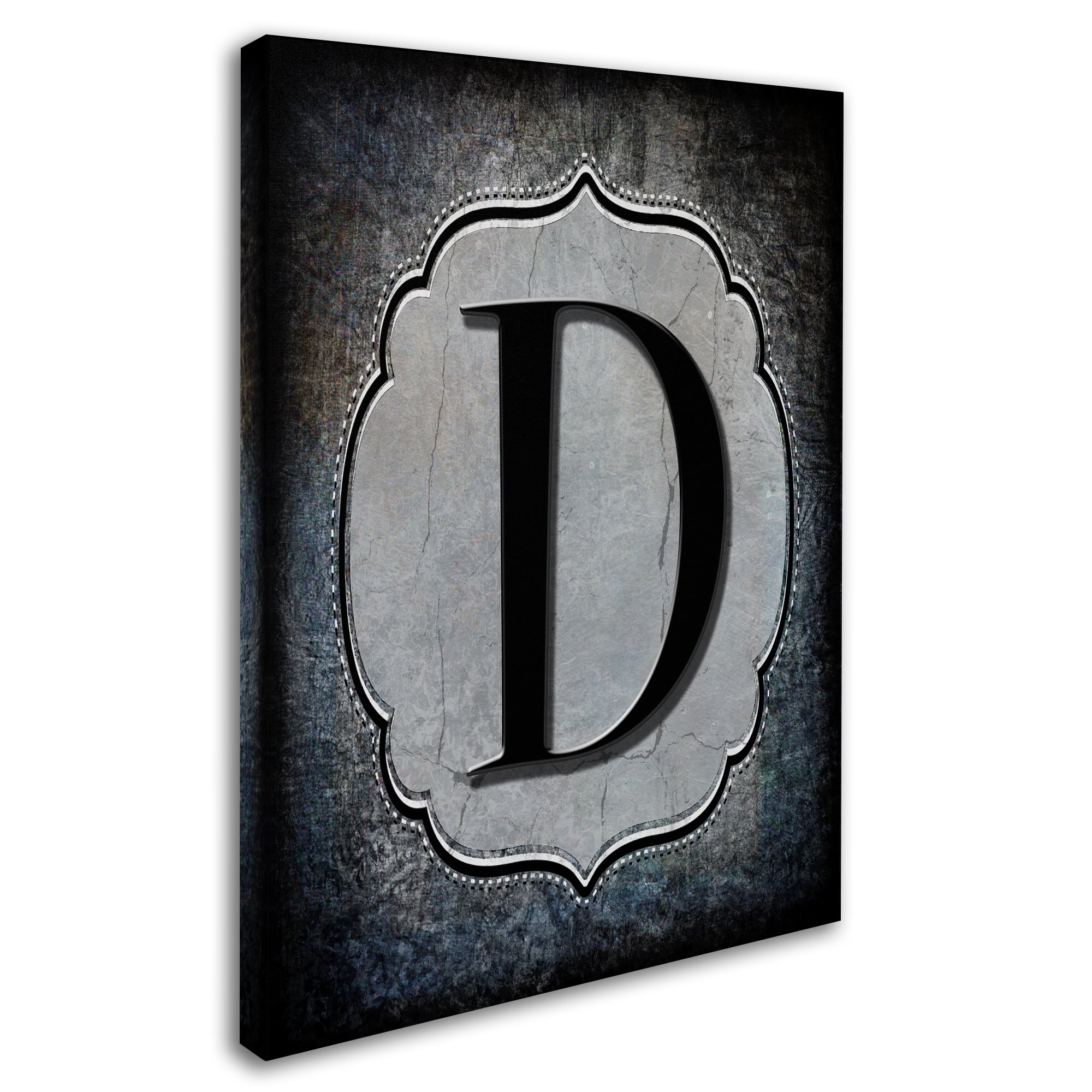 Trademark Fine Art 'Letter D' Canvas Art by LightBoxJournal