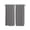 Black, variant on Half Window Curtain 36 Inches Long, Black Striped Window Treatment Curtain Drapes, Modern Farmhouse Black and White Stripes Small Tier Curtains for Bathroom Over Sink, 27.5"x36", 2 Panels