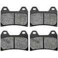 thumbnail image 1 of KMG Front Brake Pads Compatible with 2000 Ducati 748 R (2 pad caliper) - Non-Metallic Organic NAO Brake Pads Set, 1 of 4