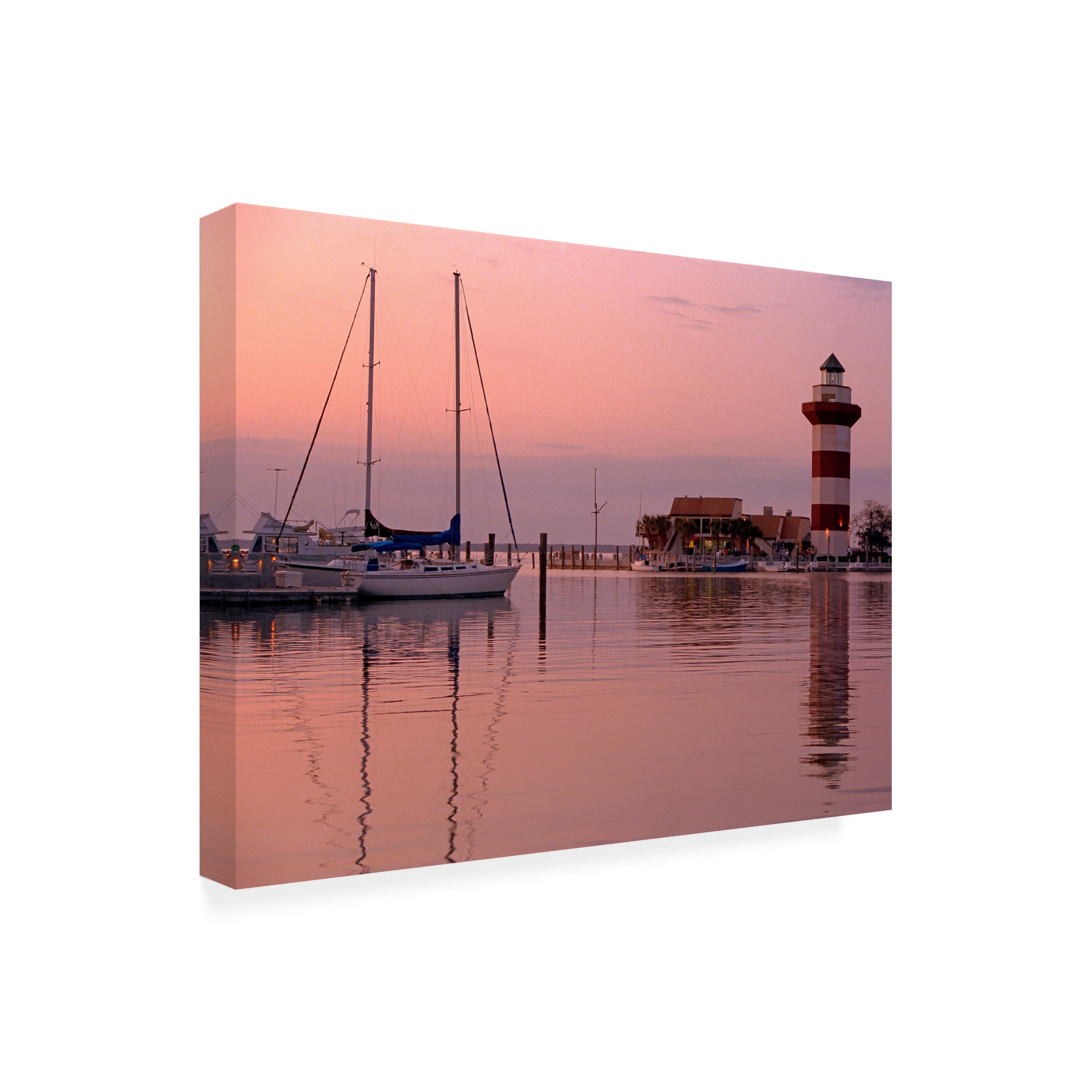 J.D. Mcfarlan 'Harbortown' Outdoor Canvas 35x47