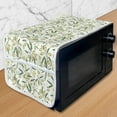 thumbnail image 1 of Botany Microwave Oven Cover, Abstract Style Composition of Olive Branches with Leaves Garden Elements, Water Resistant Organizer with Pockets Kitchen, 36" x 12", Fern Green Pale Green, by Ambesonne, 1 of 4