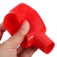 thumbnail image 3 of 2 PCS Universal Car Positive Battery Terminal Covers Post Flexible Battery Terminal Insulating Protector Caps - Size L (Red), 3 of 3