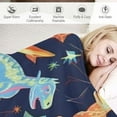 thumbnail image 3 of RUIYC in The Dark Blanket Dinosaur Throw Blankets for Boys Kids Toys Gifts Birthday Decorations for Girls Soft Cozy, 3 of 6