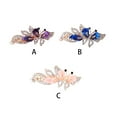 thumbnail image 3 of pitrice Pince à Cheveux Papillon Strass Cristal pour Femmes Nœud Barrette Décoration Cheveux Ornements, 3 of 9
