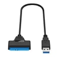 thumbnail image 1 of Câble Convertisseur de Disque Dur SATA Portable USB 3.0 vers SSD 2,5 Pouces pour PC Portable, 1 of 5