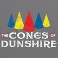 thumbnail image 2 of Cones of Dunshire - Funny TV Show T Shirt - Small - Graphite Heather, 2 of 5