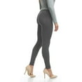 thumbnail image 3 of Women's High Waist Ultra-Soft Fleece Lined Thermal Leggings, Dark Gray, Small, 3 of 4