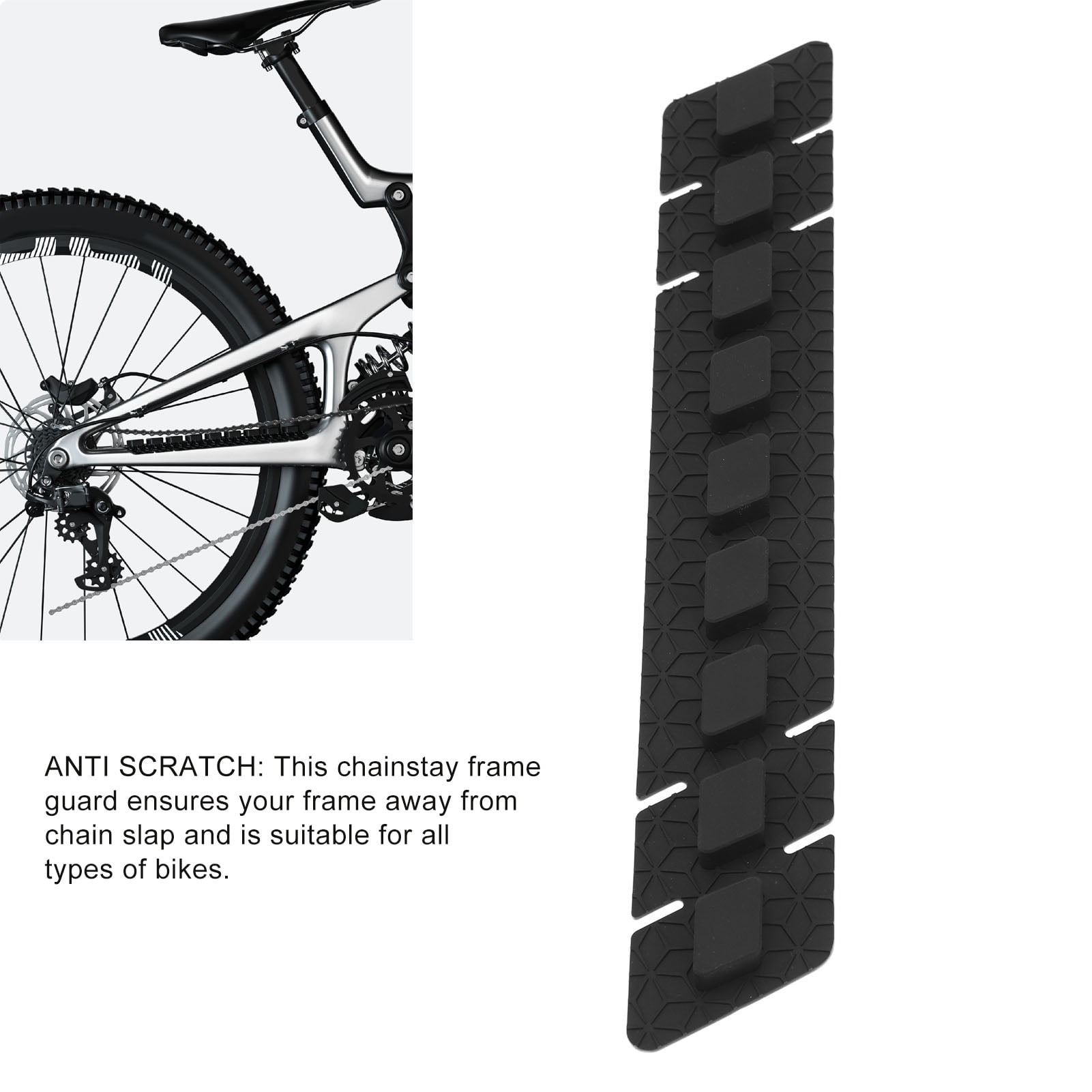 Mountain Bike Chainstay Protector Road Bick Chain Pad Silicone Chain Stay Frame Guard Protect Your Bike Frame from Scratch by Chain Walmart