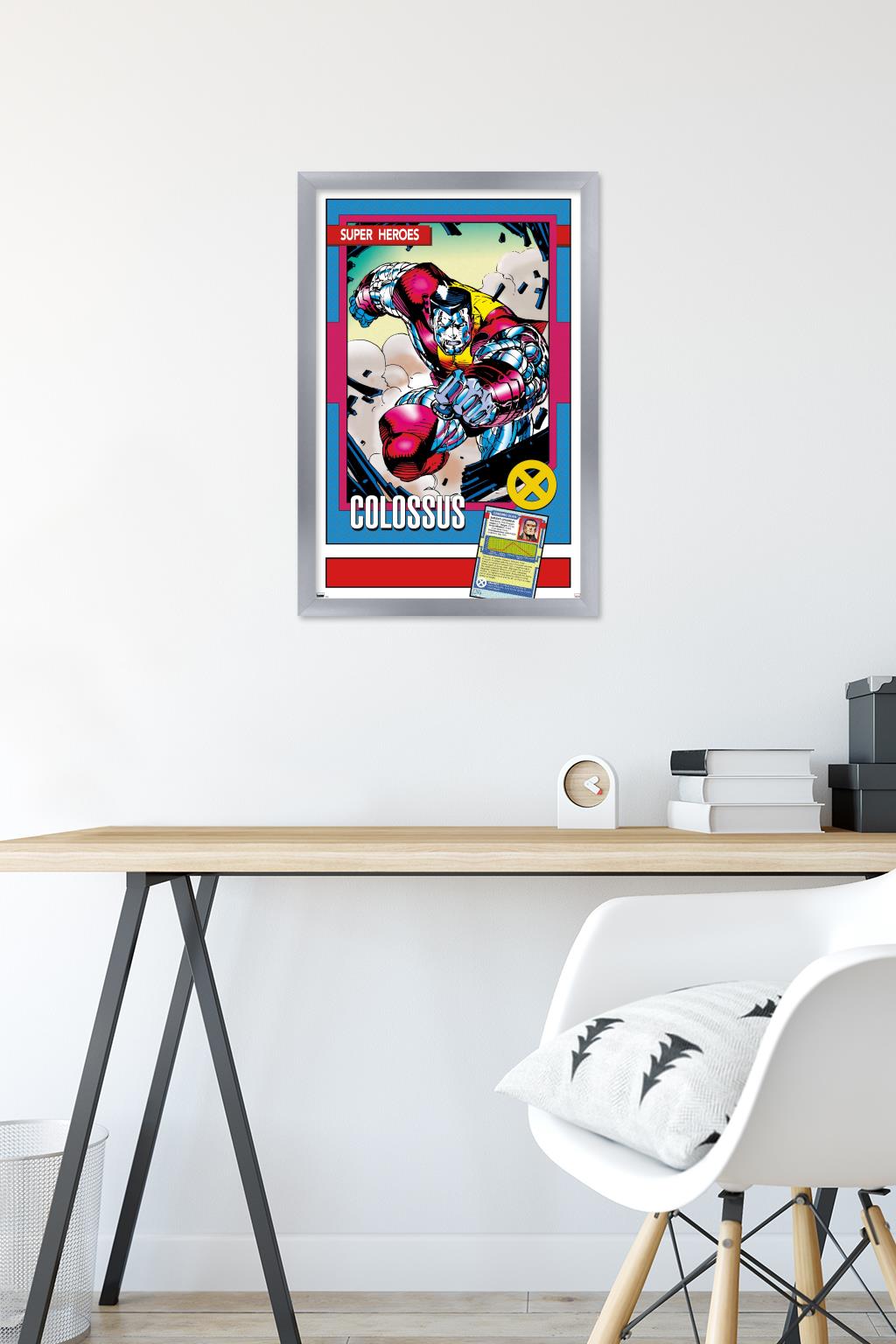 Marvel Trading Cards - Colossus Wall Poster, 14.725" x 22.375" Framed