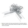 thumbnail image 4 of Unique Bargains 10pcs 11 Inch Extra Large Pull Bow Gift Wrapping Big Organza Bows Ribbon Grey for Wedding Baskets Presents, 4 of 6