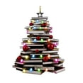 thumbnail image 2 of Dongrere Stacked-books Ornament Christmas Hanging Ornament for Christmas Tree & Car Interior Decoration, 2 of 5