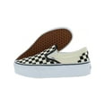 thumbnail image 2 of Vans Women's UA Classic Slip-On Stackform Sneakers, CheckerboardBlack/White SIZE 7.5, 2 of 7