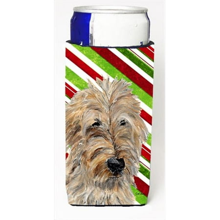 

Golden Doodle 2 Candy Cane Christmas Michelob Ultra bottle sleeves Slim Cans 12 Oz.