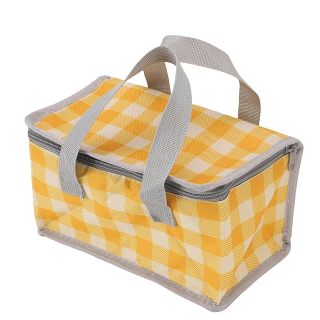 Bolsa De Picnic Aislada, Bolso De Refrigerador Plegable Reutilizable Para Bebida De Comida Fría Caliente, Con Tela De Oxford A Prueba De Salpicaduras Para Acampar Al Aire