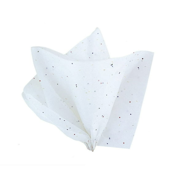 Unique Party Classic Glitter Tissue Paper (Pack of 5)