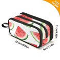 thumbnail image 4 of FORMRS Pencil Case with 3 Compartments Zipper Pouch, Elementary School Level and up, Red Watermelon, 4 of 8