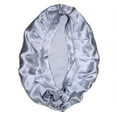 thumbnail image 1 of POINTERTECK Bonnet de Nuit en Soie Pure pour Femmes - Rose, 1 of 3