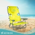 thumbnail image 3 of Ostrich On-Your-Back Outdoor Reclining Beach Pool Camping Chair, Green, 3 of 12