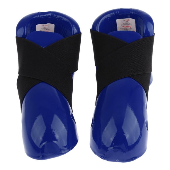 Soidarity Niños Taekwondo Foot Guard Karate Sparring Foot Gear Sparring Zapatos Accesorios para máquinas de ejercicios Azul METRO