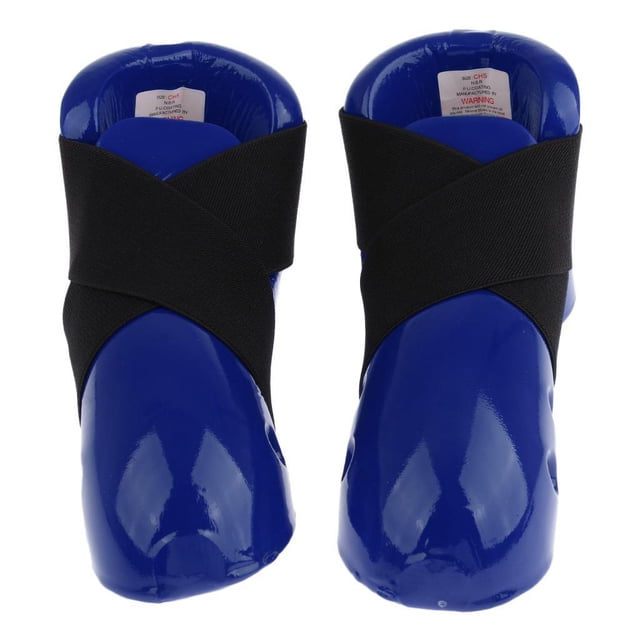 Soidarity Niños Taekwondo Foot Guard Karate Sparring Foot Gear Sparring Zapatos Accesorios para máquinas de ejercicios Azul METRO