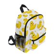 thumbnail image 2 of FORMRS School Backpack with Front Zippered Pocket 12" Student Travel Daypack, Yellow Rubber Ducks, 2 of 6
