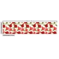 thumbnail image 3 of Ambesonne Floral Fabric by the Yard Upholstery, Romantic Rose Nature Art, 10 Yards, Dark Coral and Olive Green, 3 of 5