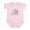 Petal Pink, variant on CafePress - Stork Baby Peru USA Infant Bodysuit - Baby Light Bodysuit, Size Newborn - 24 Months