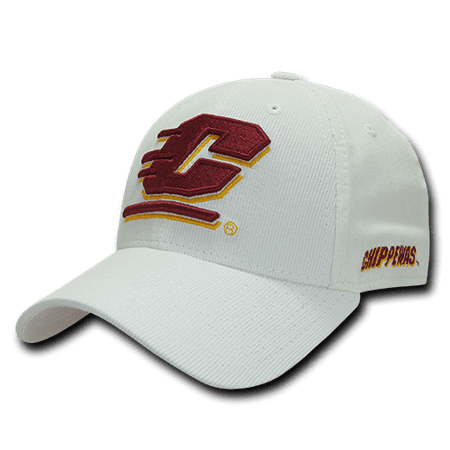NCAA Central Michigan University Chippewas Structured Corduroy Baseball Caps Hat