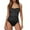 Black, variant on ANINEO Women Tankini Bathing Suit Tops Swim Tops Swimwear Versatile Hawaii Summer Tropical Brazilian Beachwear