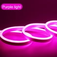 thumbnail image 3 of Yuarrent Tira LED flexible impermeable DC 12V, tubos de luz de cuerda de neón, decoración de barra de fiesta de Navidad Iluminación y accesorios luz violeta 1M, 3 of 6