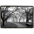 thumbnail image 2 of DeNardo, Laura 14x11 Gold Ornate Wood Framed with Double Matting Museum Art Print Titled - Foggy Morning Walk, 2 of 4