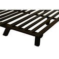 thumbnail image 6 of Kodiak Furniture Carson Wood Futon in Java Brown Finish with Twill Gray Mattress, 6 of 8