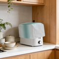 thumbnail image 2 of Turquoise Grey Ombre Toaster Cover 2 Slice, Modern Abstract Art Gradient Dustproof Bakeware Oven Protector with Top Hook, Waterproof Small Kitchen Appliance Toasters Dust Cover, 12"x7.5"x8", 2 of 5