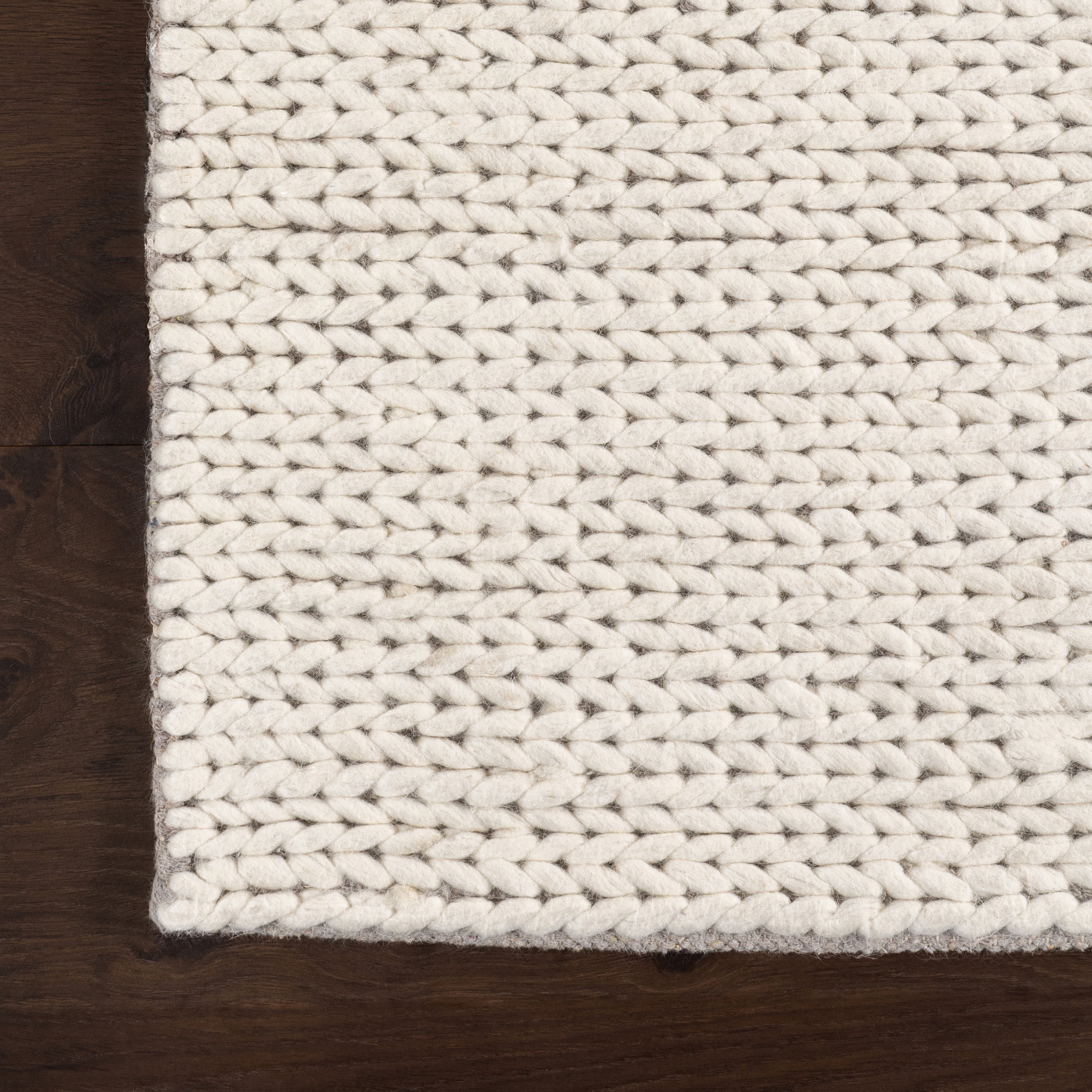 nuLOOM Penelope Braided Wool Area Rug, 2' x 3', Penelope Off-white