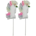 thumbnail image 5 of Northlight Plush Rainbow Unicorn Christmas Picks - 24" - Set of 2, 5 of 8