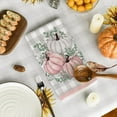 thumbnail image 4 of luyaa Hello Pumpkin Eucalyptus Leaves Fall Kitchen Towels Dish Towels, 18x26 Inch Autumn Thanksgiving Harvest Tea Hand Towel Set of 2, 4 of 6