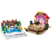 Lite Brix Peanuts Snoopy Charlie Brown Cartoon [Skating Pond - School Dance] The Peanuts Movie Merchandise Figures Building Block Toy (Super Set Of 2)