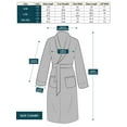 thumbnail image 6 of PAVILIA Women Hooded Plush Soft Robe | Fluffy Warm Fleece Sherpa Shaggy Bathrobe (S/M, Turquoise Blue), 6 of 7
