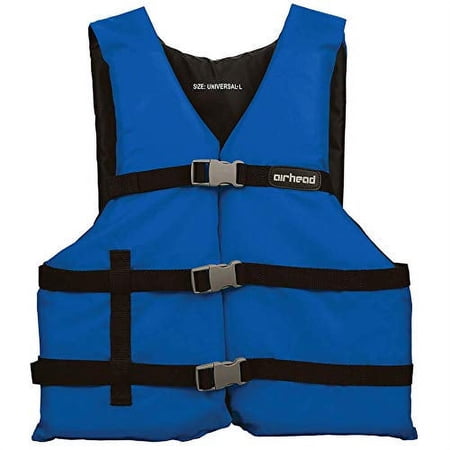 AIRHEAD Adult General Purpose Life Jacket, Coast Guard Approved, Super Large, Blue