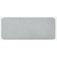 thumbnail image 1 of Modern Kitchen Mat, Geometrical Stripes Crossing Zig Zag Basket Braid Like Image, Plush Decorative Kitchen Mat with Non Slip Backing, 47" X 19", Charcoal Grey White, by Ambesonne, 1 of 1