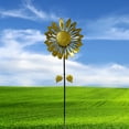thumbnail image 3 of Alpine Corporation 85"H Sunflower Kinetic Wind Spinner Garden Stake, 3 of 3