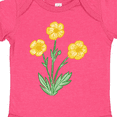 thumbnail image 4 of Inktastic Yellow Buttercup Flowers Boys or Girls Baby Bodysuit, 4 of 5