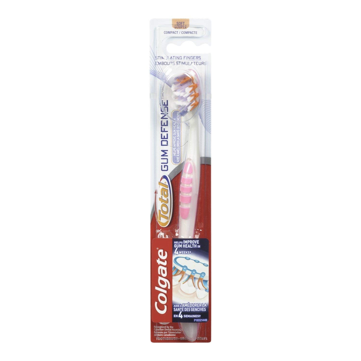 Colgate Total Gum Defense Toothbrush Soft, 1 Count (Pack of 3