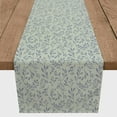 thumbnail image 3 of Creative Products Green Delicate Floral 16 x 90 Cotton Twill Table Runner, 3 of 3