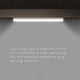 thumbnail image 4 of Billuyoard 297/210mm LED USB carga gabinete luz tira magnética armario luz lámpara de noche con Sensor de movimiento cocina dormitorio iluminación del Iluminación y accesorios Blanco 297mm Billuyoard HA006048-03, 4 of 6