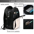 thumbnail image 4 of Daiia Cute Rabbit Pattern USB Charging Backpack for Men and Women, Anti-Theft Backpack,Travel Backpack,School Backpack,College Backpack,Laptop Backpack, 4 of 7