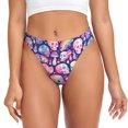 thumbnail image 1 of Fotbe cartoon rainbow Skull Tanga Sin Costuras para Mujer con Estampado – Panties Invisibles, Transpirables y Cómodos para Uso Diario-3X-Large, 1 of 6