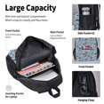 thumbnail image 4 of Fotbe Dolphins Set Escolar 3 en 1 para Niños - Mochila Duradera con Lonchera Aislante y Estuche para Lápices - Mochila Escolar para Niños y Niñas, 4 of 7