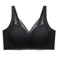 thumbnail image 1 of Wireless Full Coverage Minimizer Non Padded Bra Wide Strap Honeycomb Cups Bras, 1 of 5
